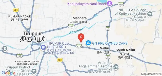 St Joseph's College for Women, Tirupur Map