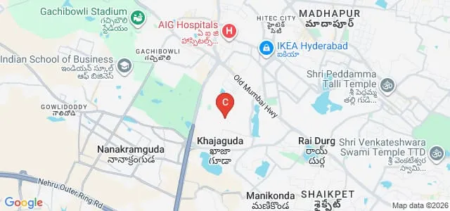 Maulana Azad National Urdu University Polytechnic, Hyderabad Map