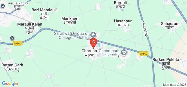 Apex Institute of Technology, Chandigarh Map