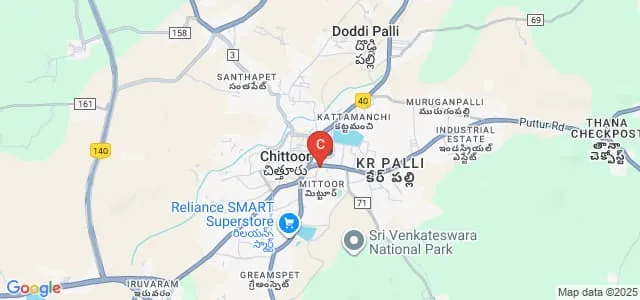 Vijayam Business School, Chittoor Map