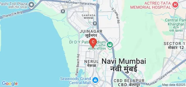 MGM Law College, Nerul Map