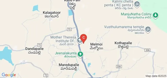 Mother Theresa Institute of Management, Palamaner Map