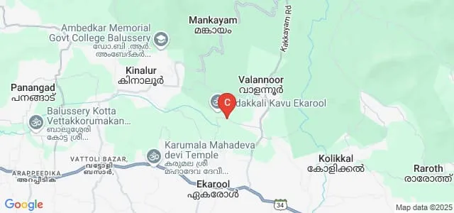 Government Arts and Science College, Balussery Map