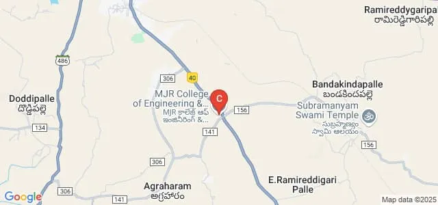 MJR College of Engineering and Technology, Chittoor Map