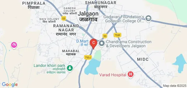 Government Ayurved College and Hospital, Jalgaon Map