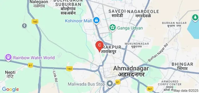 Ahmednagar Jilha Maratha Vidya Prasarak Samajs New Law College, Ahmednagar Map