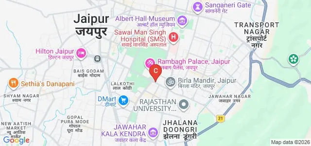 SS Jain Subodh PG Mahila Mahavidhyalaya, Jaipur Map