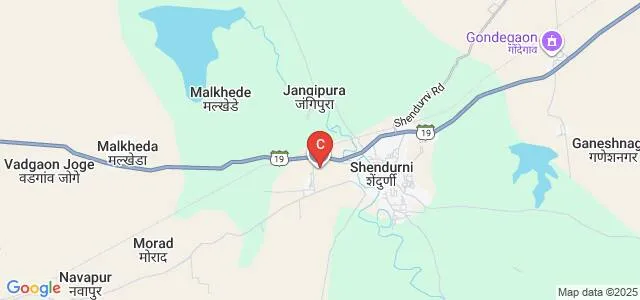 The Shendurni Secondary Education Co-Op Society's ARB Garud Arts Commerce and Science College, Jamner Map