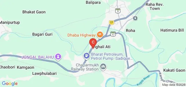 College of Fisheries Science, Nagaon Map
