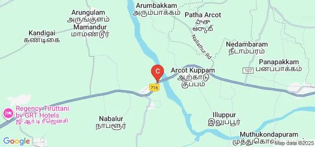 Tiruttani Polytechnic College, Tiruvallur Map