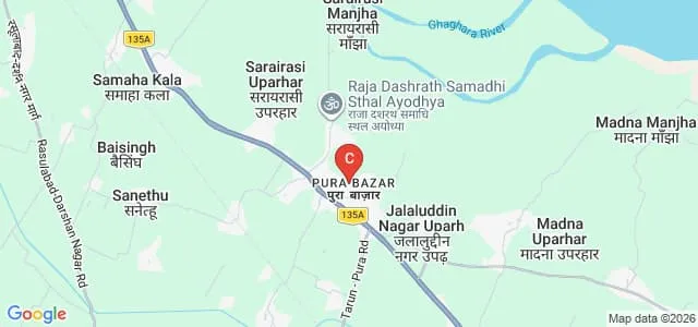Asha Bhagwan Bux Singh Law College, Ayodhya Map