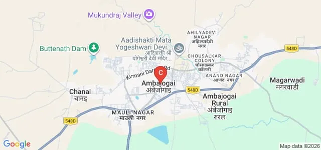 Government College of Education, Ambajogai Map