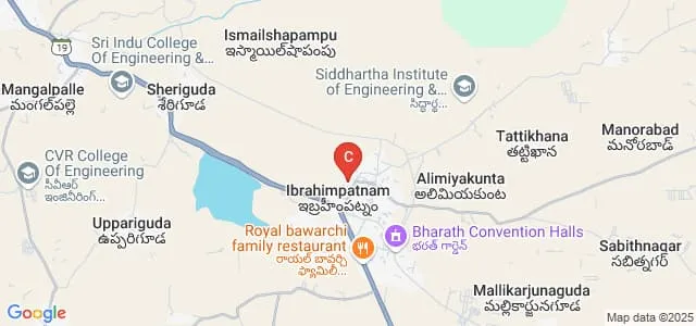 Telangana Social Welfare Residential Degree and PG College for Women, Ibrahimpatnam Map