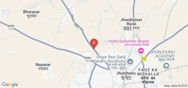 Maharani Balika Mahavidyalaya, Rampura Map