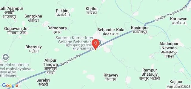 Santhosh Kumar Mahavidyalaya, Hardoi Map
