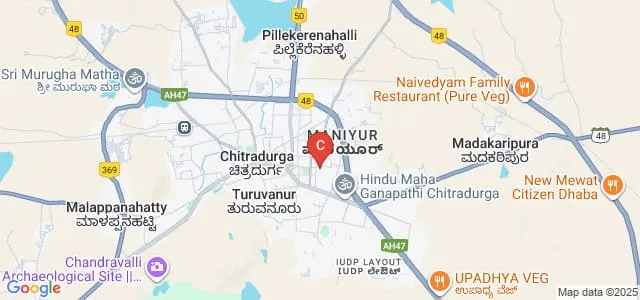 Saraswati Law College, Chitradurga Map