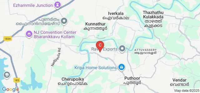 Sree Narayana Institute of Ayurvedic Studies and Research, Kollam Map