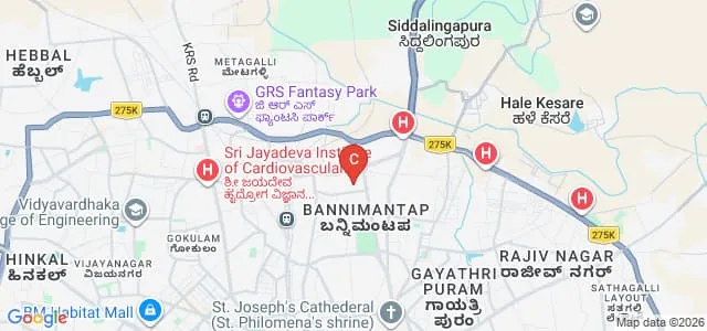 School of Life Sciences, JSS Academy of Higher Education and Research, Mysuru Map