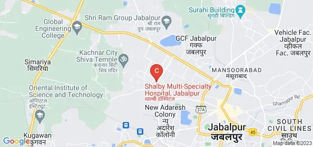 Vikramaditya College, Jabalpur Map
