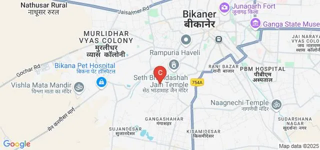 Sister Nivedita Girls College, Bikaner Map