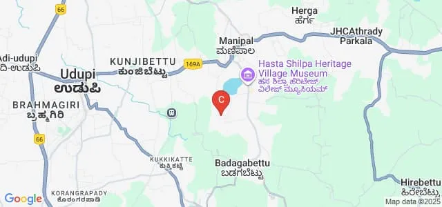 Udupi College of Nursing, Udupi Map