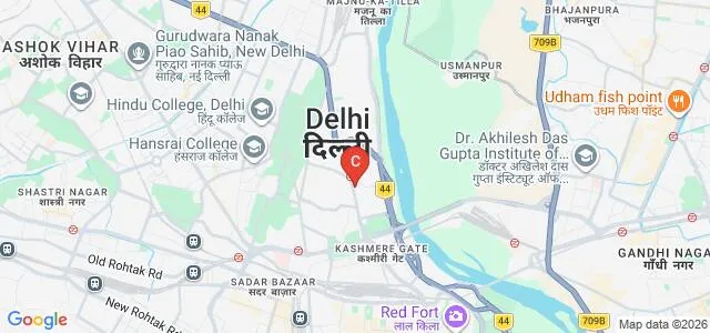 Indraprastha College for Women, Delhi Map