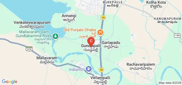 Akshara College of Education, Prakasam Map