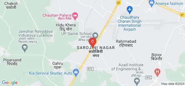 Excellence Centre of Management, Lucknow Map