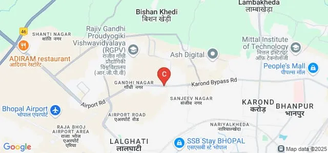 Rajeev Gandhi Prodyogiki Mahavidyalaya-2, Bhopal Map