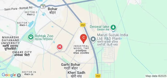 Footwear Design and Development Institute, Rohtak Map