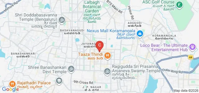 BES Teachers Training Institute, Bangalore Map