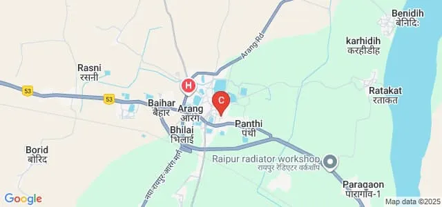 Government Badri Prasad College of Arts Commerce and Science, Raipur Map