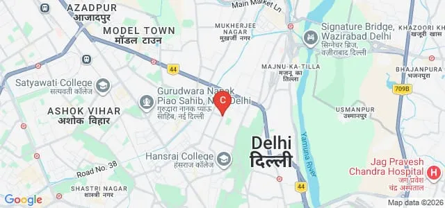 Law Centre-II, University of Delhi, Delhi Map