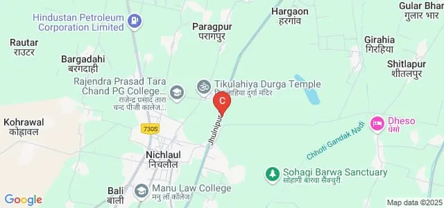 Saraswati Devi Mahila Mahavidyalaya, Maharajganj Map