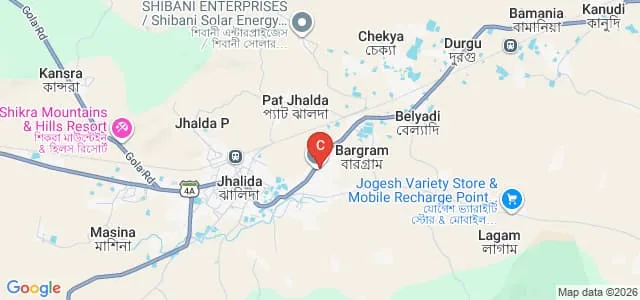 Achhruram Memorial College, Purulia Map