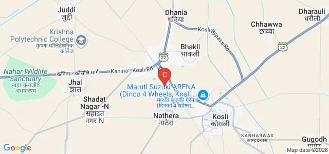 Happy College of Education, Rewari Map
