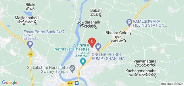 Rajiv Gandhi College of Education, Bhadravathi Map