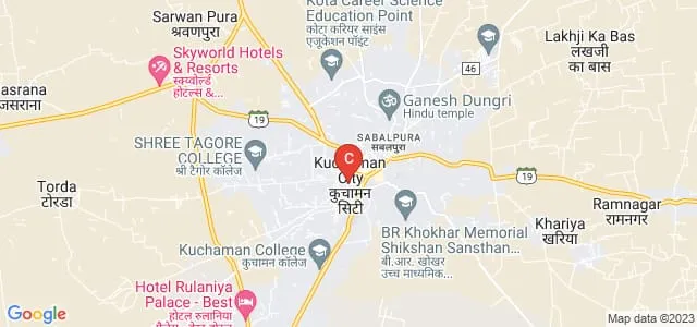 Shree Tagore College, Nagaur Map