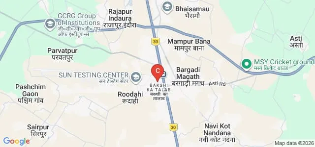 Chandra Bhanu Gupt Krishi Mahavidyalaya, Lucknow Map