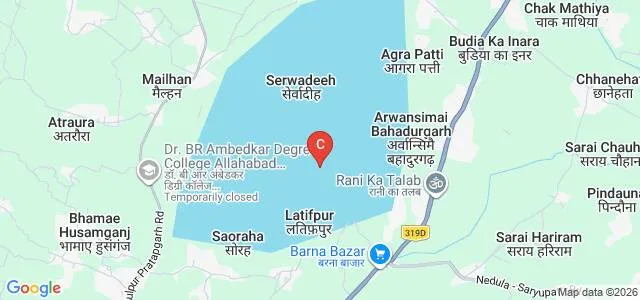 Shri Pt Yagya Narayan Dubey Smarak Mahavidyalaya, Allahabad Map