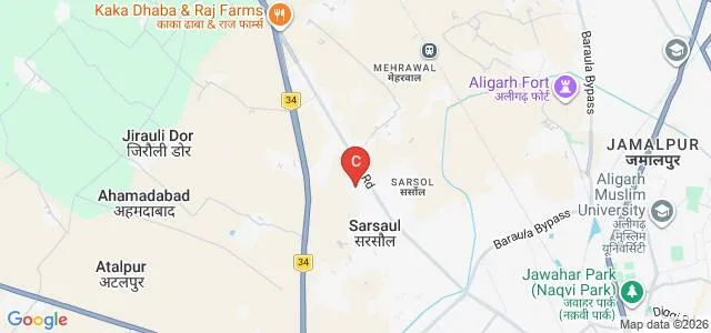 Sri Sai Institute of Pharmacy, Aligarh Map