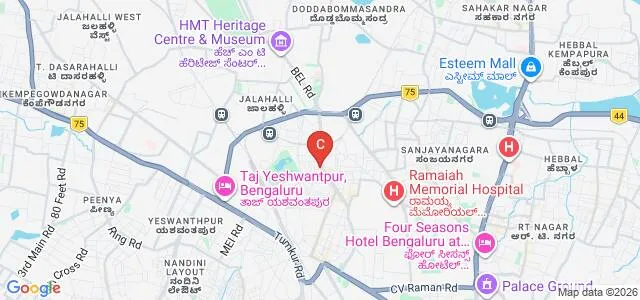 Ramaiah College of Law, Bangalore Map