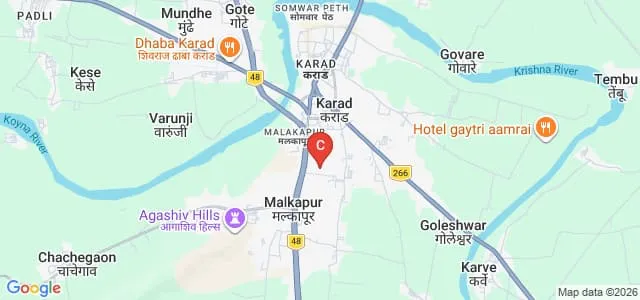Modern College of Education, Karad Map