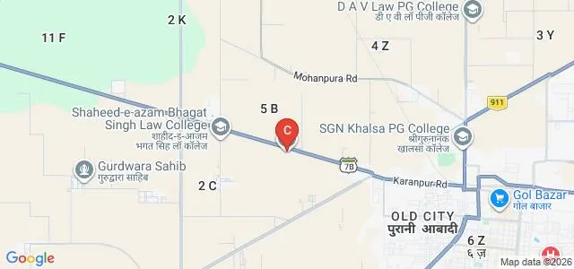 Sanatan Dharam Mahila B Ed College, Sri Ganganagar Map