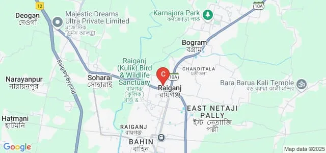 Raiganj Surendranath Mahavidyalaya, Raiganj Map
