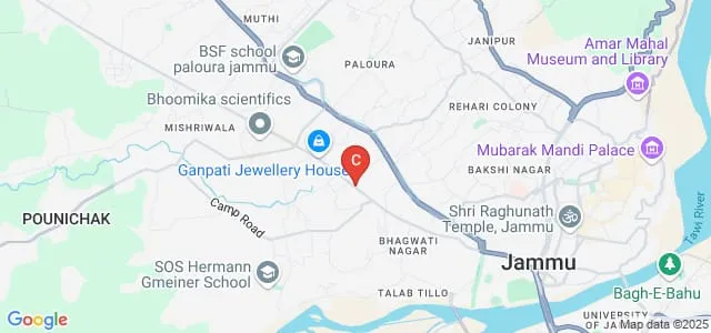 Luthra College of Education, Jammu Map