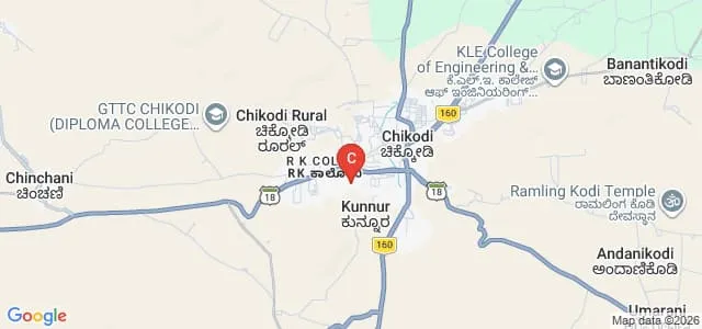 CTE Society's College of Education, Chikodi Map
