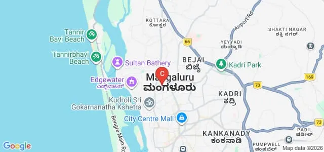 Shree Gokarnanatheshwara College of Education, Mangalore Map