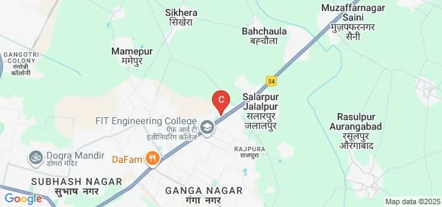 JP Institute of Engineering and Technology, Meerut Map