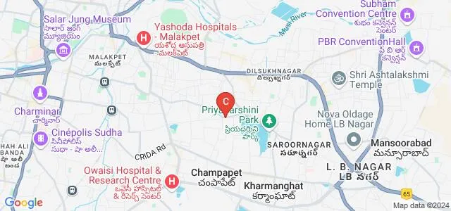 Matrusri Institute of Post Graduate Studies, Hyderabad Map